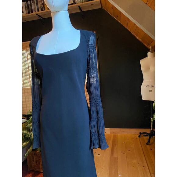 Vintage little black dress Sequin Sleeves - Picture 3 of 9